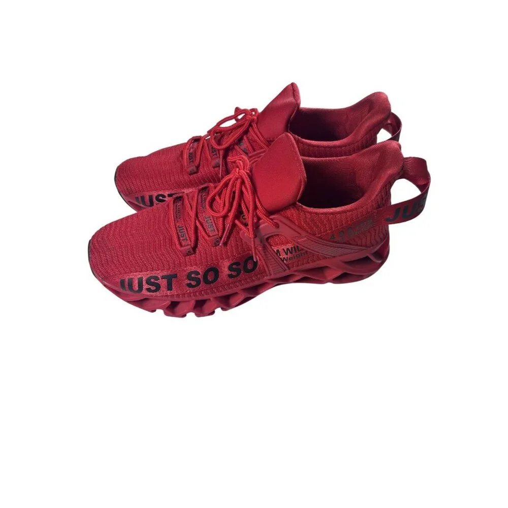 JUST SO SO Athletic Sneakers Lightweight Breathable Sports Shoes Size 11.5/EU 44